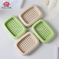 Natural Bamboo Fiber Bathroom Soap Tray